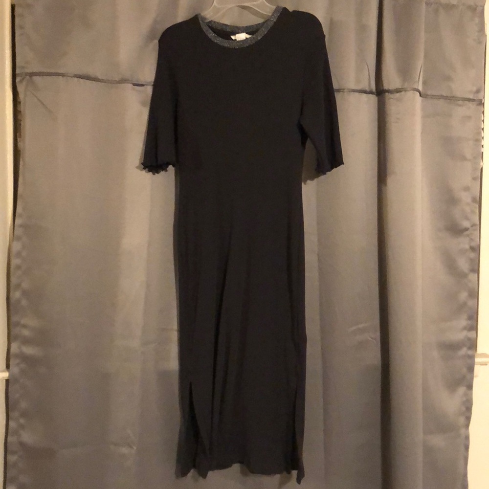 Black winter dress